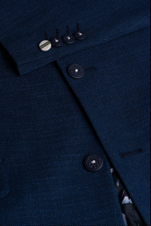 House of Cavani- Miami Blue Slim Fit Blazer