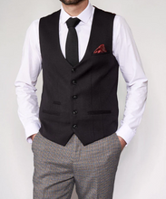 Marc Darcy- Kelly Black Single Breasted Waistcoat