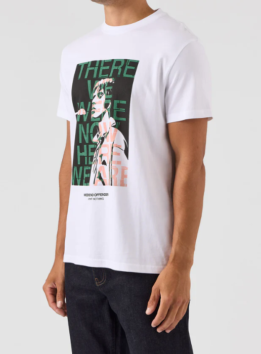 Weekend Offender- Columbia Graphic T-Shirt White
