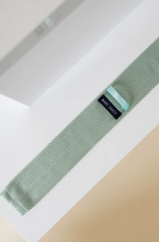 Marc Darcy- Knitted Green Tie And Pocket Square