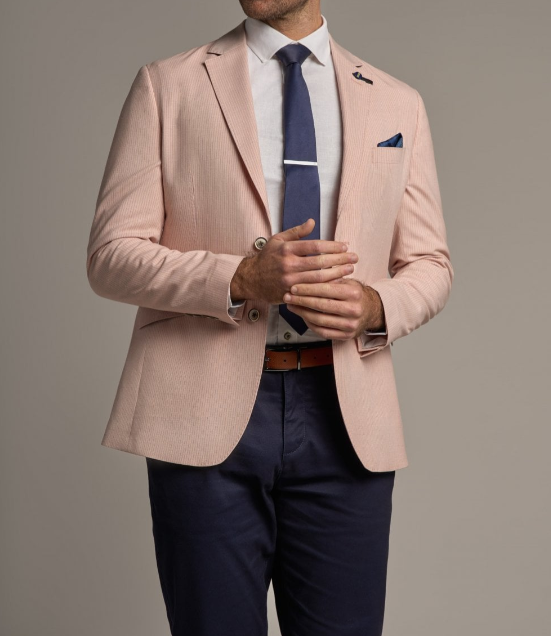 House of Cavani- Senan Pink Blazer