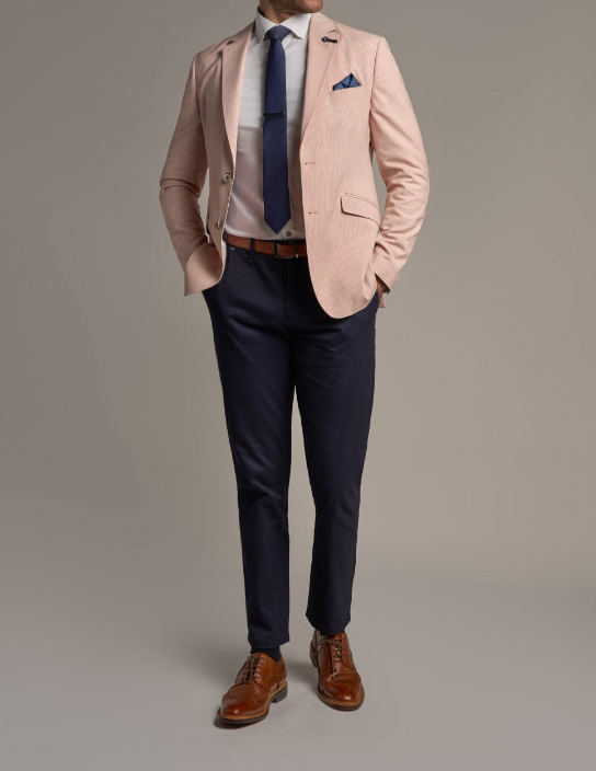 House of Cavani- Senan Pink Blazer