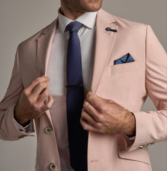 House of Cavani- Senan Pink Blazer