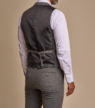 Marc Darcy- Martez Grey Tweed Check Waistcoat