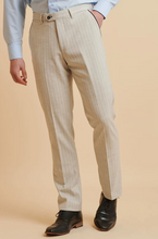Marc Darcy- Grant Stone Pinstripe Trouser