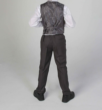 Device- Boys Charles Charcoal Three Piece Suit