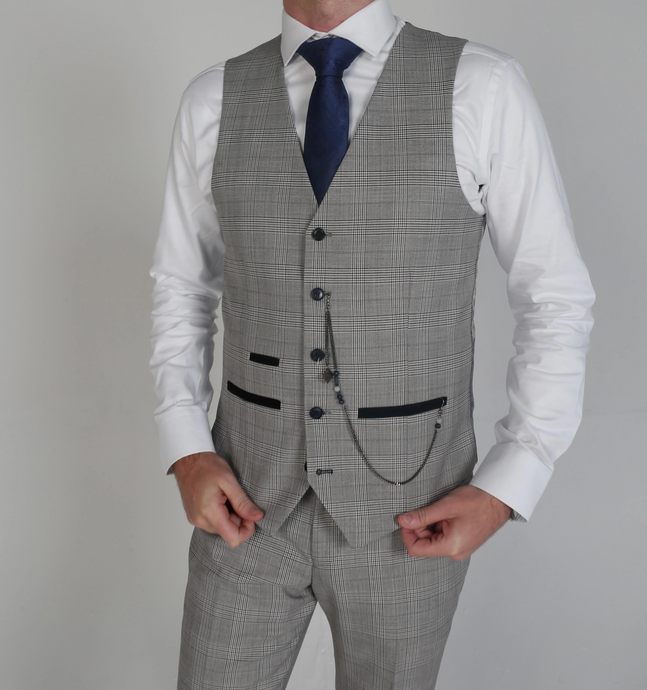 Paul Andrew- Hugo Grey Waistcoat