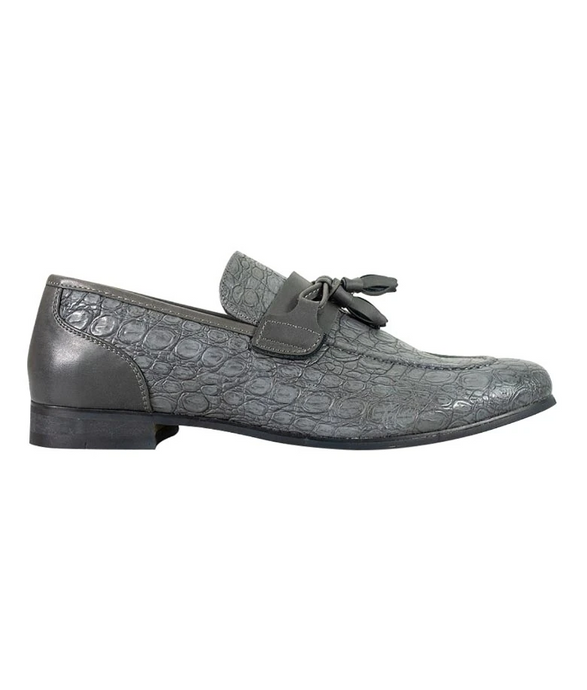 House of Cavani- Brindisi Grey Loafers