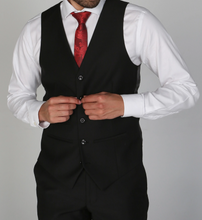 Paul Andrew- Parker Black Waistcoat