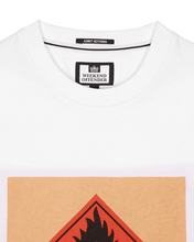 Weekend Offender- Blue Lines Graphic T-Shirt White