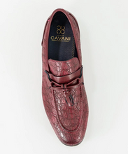 House of Cavani- Brindisi Dark Red Loafers