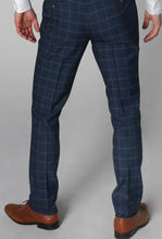 Paul Andrew- Hamleys Navy Check Trousers