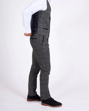 Marc Darcy- Scott Grey Tweed Check Trouser