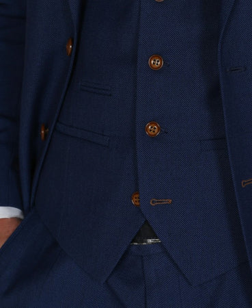 Paul Andrew- Mayfair Blue Waistcoat
