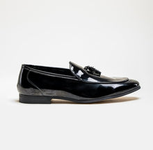 House of Cavani- Walter Black Patent Loafers