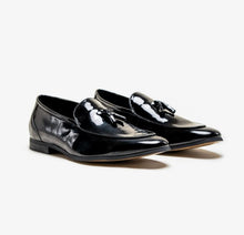 House of Cavani- Walter Black Patent Loafers