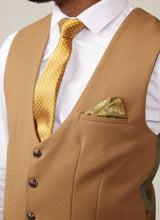 Marc Darcy- Kelvin Oak Single Breasted Waistcoat