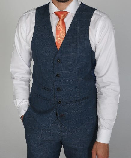 Paul Andrew- Viceroy Navy Waistcoat