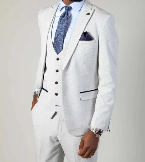 Marc Darcy- Bromley Stone Check Blazer