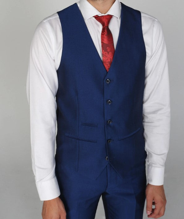 Paul Andrew- Kingsley Blue Waistcoat