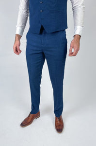 House of Cavani- Miami Blue Slim Fit Trouser