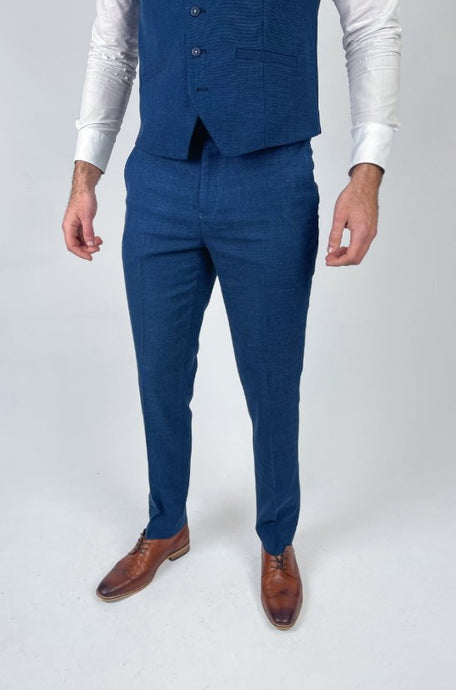 House of Cavani- Miami Blue Slim Fit Trouser