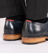 Marc Darcy- Carson Navy Blue Wingtip Oxford Brogue Shoe