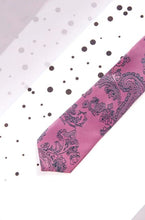 Marc Darcy- Children's Pink Paisley Print Tie