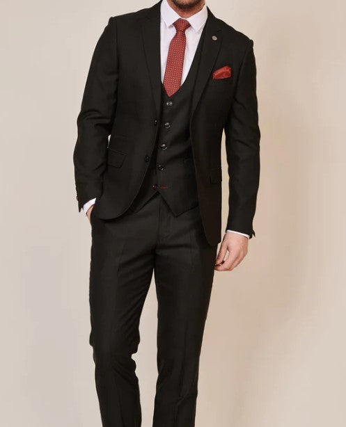 Marc Darcy- Danny Black Tailored Blazer