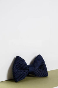Marc Darcy- Children's Navy Knitted Bow Tie