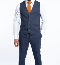 House of Cavani- Caridi Navy Waistcoat