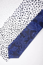 Marc Darcy- Children's Navy Paisley Print Tie