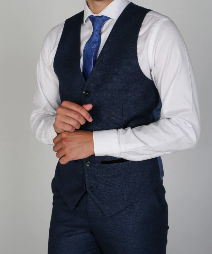 Paul Andrew- Arthur Navy Waistcoat