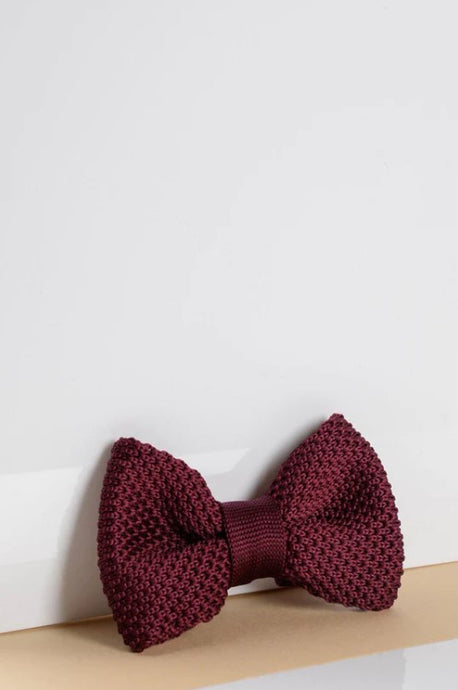 Marc Darcy- Children's Wine Knitted Bow Tie