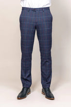 Marc Darcy- Drake Navy Check Trouser
