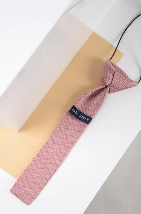 Marc Darcy- Children's Blush/Pink Knitted Tie