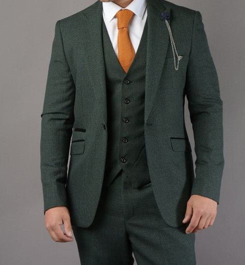 House of Cavani- Caridi Olive Blazer