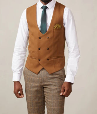 Marc Darcy- Kelvin Tan Double Breasted Waistcoat