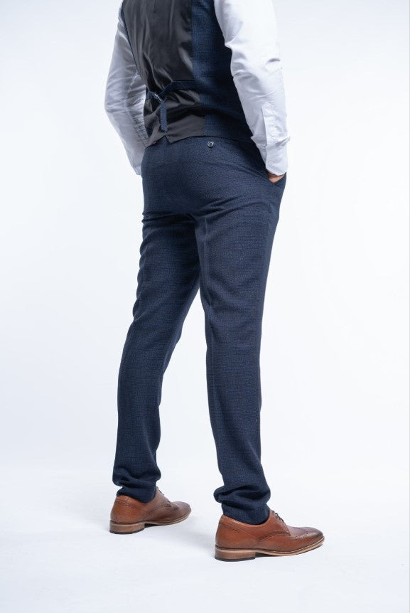 House of Cavani- Caridi Navy Trouser