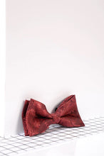 Marc Darcy- Children's Wine Paisley Print Bow Tie