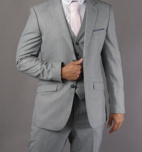 House of Cavani- Reegan Grey Slim Fit Blazer