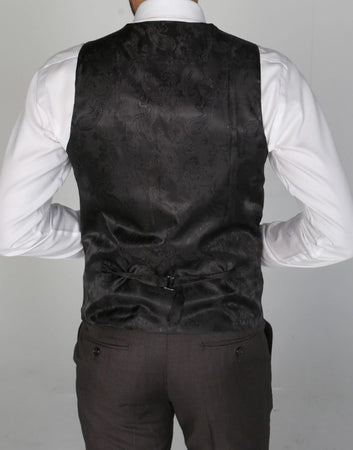 Paul Andrew- Charles Charcoal Waistcoat