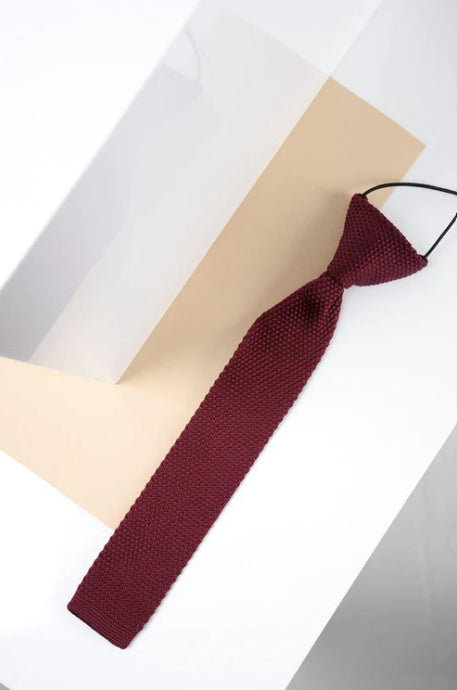 Marc Darcy- Children's Wine Knitted Tie