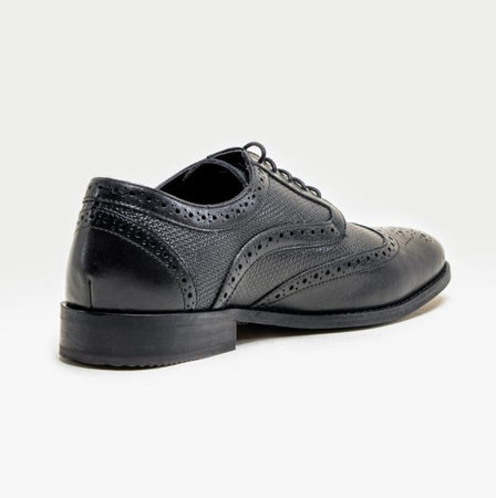 House of Cavani- Orleans Black Shoes