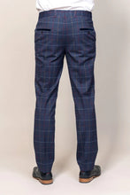 Marc Darcy- Drake Navy Check Trouser