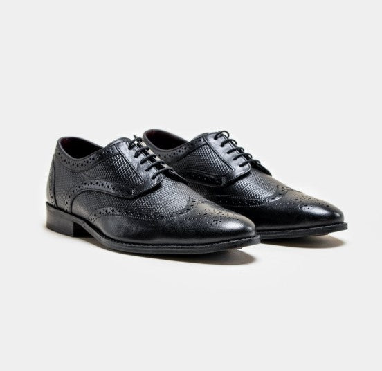 House of Cavani- Orleans Black Shoes