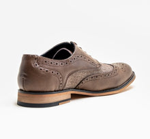 House of Cavani- Horatio Brown Tweed Brogue Shoes