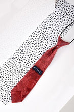Marc Darcy- Children's Wine Paisley Print Tie