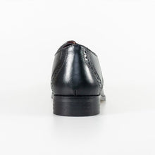 House of Cavani- John Black Signature Leather Shoes