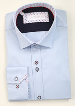 Tom Silk- Plain Long Sleeve Shirt (Blue, Pink, Navy, White)